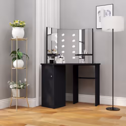 Faites votre routine matinale avec style avec cette coiffeuse élégante ! Cette coiffeuse, fabriquée à partir de MDF de qualit ...