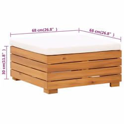 VidaXL 316083 banc de jardin Bois d'acacia - Vue supplémentaire 8