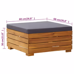 VidaXL 316084 banc de jardin Bois d'acacia - Vue supplémentaire 7