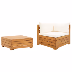 VidaXL 316087, Bois d'acacia, Adultes et enfants
