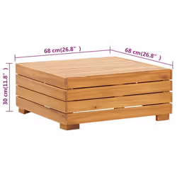 VidaXL 316087 banc de jardin Bois d'acacia - Vue supplémentaire 7