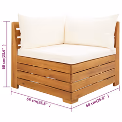 VidaXL 316087 banc de jardin Bois d'acacia - Vue supplémentaire 8