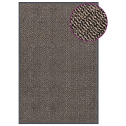 vidaXL Paillasson touffeté 120x180 cm Marron foncé - TU
