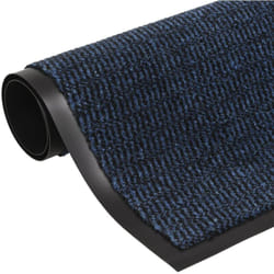 vidaXL Paillasson touffeté 60x180 cm Bleu - TU