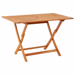 vidaXL Table pliable de jardin 120x70x75 cm Bois deucalyptus solide