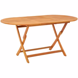Cette table à manger en bois ajoute une touche élégante au dîner pour les fêtes, les pique-niques et toutes les activités de ...