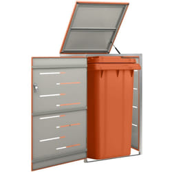 Vidaxl - Abri pour poubelle 69x77,5x115 cm Inox
