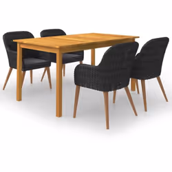 Créez une esthétique convaincante et uniforme dans votre espace extérieur avec cet ensemble de salle à manger de jardin ! La  ...
