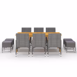 VidaXL 3067876 ensemble de meubles de jardin