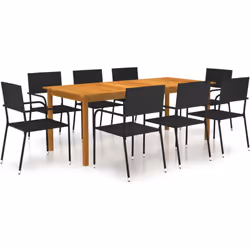 Créez une esthétique convaincante et cohérente dans votre espace extérieur avec cet ensemble de salle à manger de jardin ! La ...