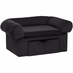 Ce canapé pour chien avec un tiroir de rangement permet à votre animal de compagnie d'avoir son propre espace dans votre salo ...