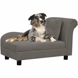 Ce canapé pour chien est sûr de gagner le cœur de votre animal de compagnie ! Votre ami à fourrure sera fier d’avoir son prop ...