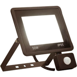 Vidaxl - Projecteur à led avec capteur 50 w Blanc chaud