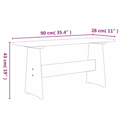 VidaXL 327253 table de cuisine et de salle à manger - Vue supplémentaire 7