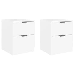 VidaXL 326724 Table de nuit et table de chevet Blanc