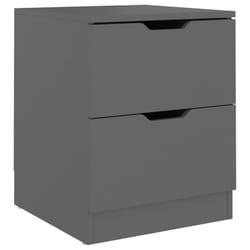 VidaXL 326727 Table de nuit et table de chevet Gris