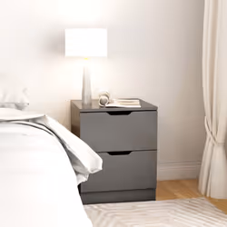 VidaXL 326727 Table de nuit et table de chevet Gris