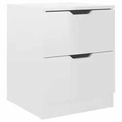 VidaXL 326736 Table de nuit et table de chevet Blanc - Vue supplémentaire 3