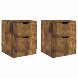 VidaXL 326740, Chêne, Panneaux MDF, Bois, 400 mm, 400 mm, 500 mm, 2 pièce(s)