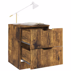 VidaXL 326740 Table de nuit et table de chevet Chêne - Vue supplémentaire 6