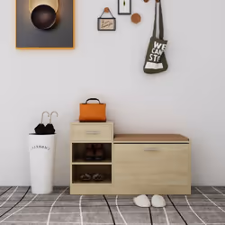 Cette armoire à chaussures, alliant bien le style simple et moderne, est un complément idéal pour garder vos chaussures à l'a ...