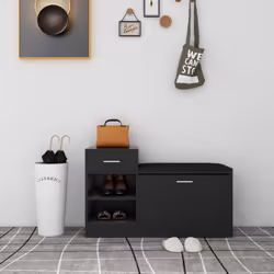 Cette armoire à chaussures, alliant bien le style simple et moderne, est un complément idéal pour garder vos chaussures à l'a ...