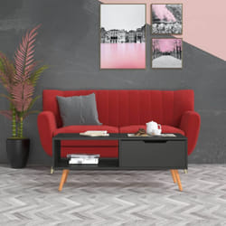 Vidaxl - Table basse Gris 100x49,5x43 cm Aggloméré