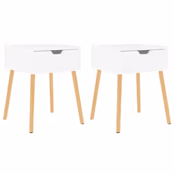VidaXL 326796, Blanc, Bois, 400 mm, 400 mm, 560 mm, 2 pièce(s)