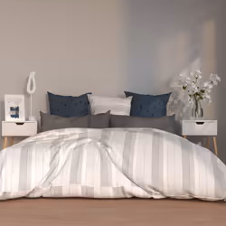 VidaXL 326796 Table de nuit et table de chevet Blanc