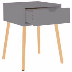 VidaXL 326800 Table de nuit et table de chevet Gris - Vue supplémentaire 6