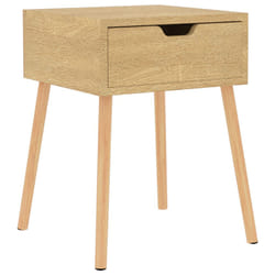 VidaXL 326801 Table de nuit et table de chevet Chêne