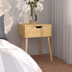 VidaXL 326801 Table de nuit et table de chevet Chêne