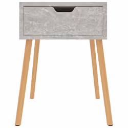 VidaXL 326803 Table de nuit et table de chevet Couleur du béton
