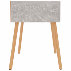VidaXL 326803 Table de nuit et table de chevet Couleur du béton - Vue supplémentaire 4