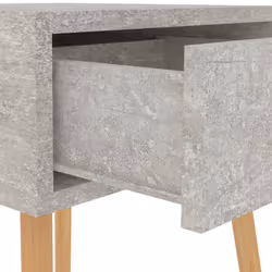 VidaXL 326803 Table de nuit et table de chevet Couleur du béton - Vue supplémentaire 8