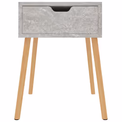 VidaXL 326804 Table de nuit et table de chevet Couleur du béton