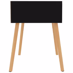 VidaXL 326809 Table de nuit et table de chevet Noir - Vue supplémentaire 4