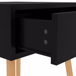 VidaXL 326809 Table de nuit et table de chevet Noir - Vue supplémentaire 8