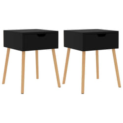 VidaXL 326810 Table de nuit et table de chevet Noir