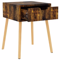 VidaXL 326811 Table de nuit et table de chevet Chêne - Vue supplémentaire 6