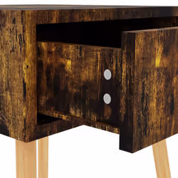 VidaXL 326811 Table de nuit et table de chevet Chêne - Vue supplémentaire 8