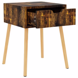 VidaXL 326812 Table de nuit et table de chevet Chêne - Vue supplémentaire 6