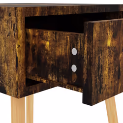 VidaXL 326812 Table de nuit et table de chevet Chêne - Vue supplémentaire 8