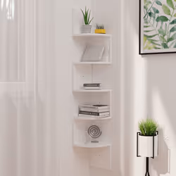 VidaXL 326837, Bois, Blanc, 5 kg, 190 mm, 190 mm, 1230 mm