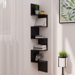 VidaXL 326838, Bois, Noir, 5 kg, 190 mm, 190 mm, 1230 mm