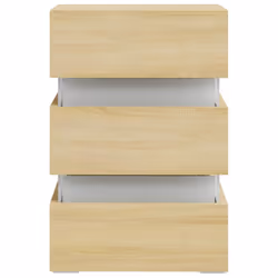 VidaXL 326843 Table de nuit et table de chevet Chêne - Vue supplémentaire 6