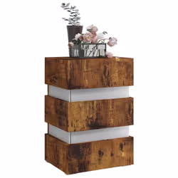 VidaXL 326848 Table de nuit et table de chevet Chêne