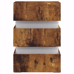 VidaXL 326848 Table de nuit et table de chevet Chêne - Vue supplémentaire 6