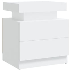 VidaXL 326849 Table de nuit et table de chevet Blanc