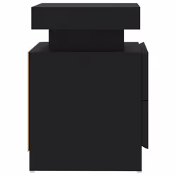 VidaXL 326850 Table de nuit et table de chevet Noir - Vue supplémentaire 5